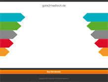 Tablet Screenshot of gate2medtech.de